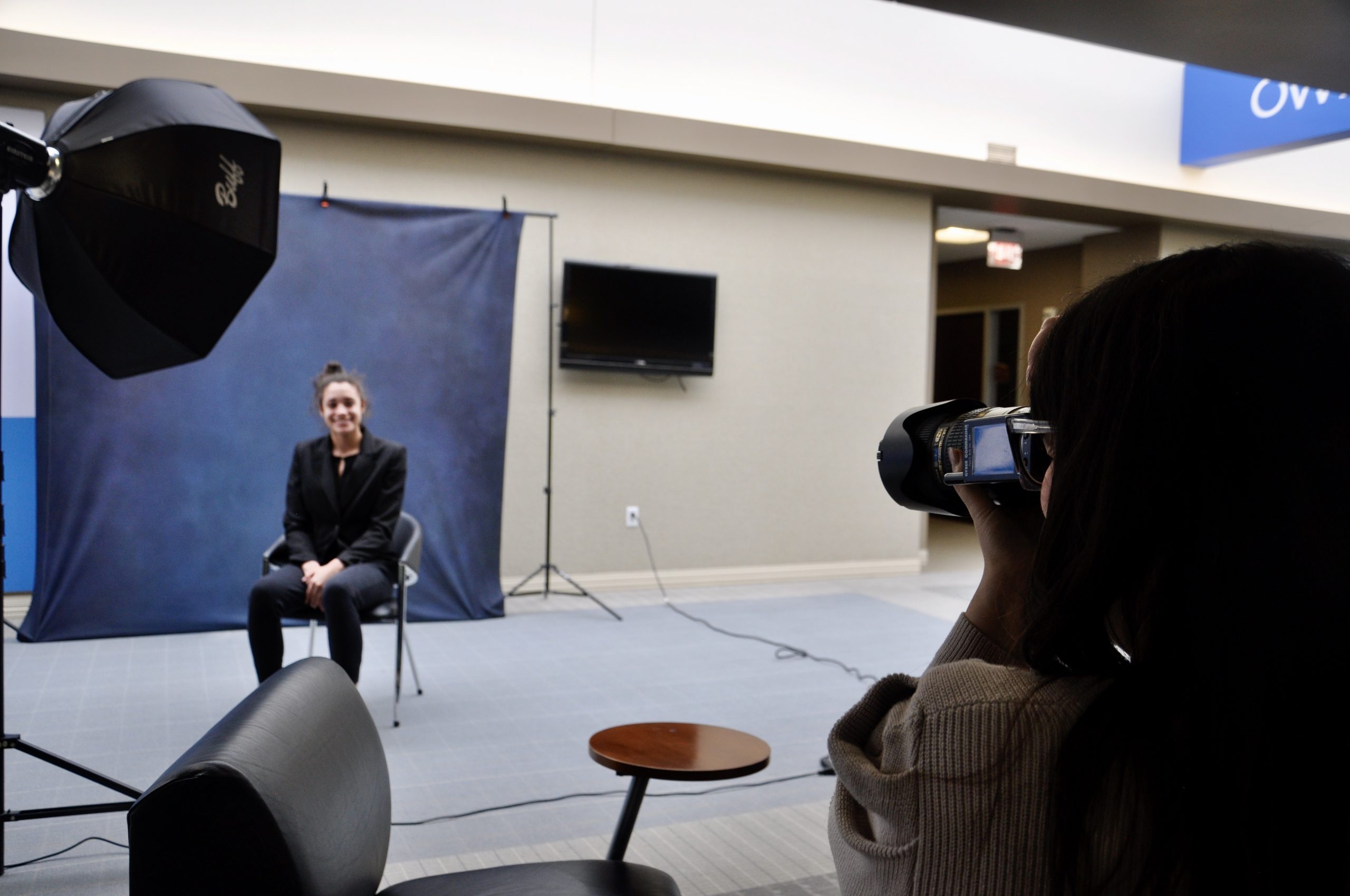 Avana Sayles smiles for her first professional portrait during the CNX Foundation Mentorship Academy program. Sayles, 17, is a high school senior from Peters Township, PA. (Shannon M. Venditti).jpeg